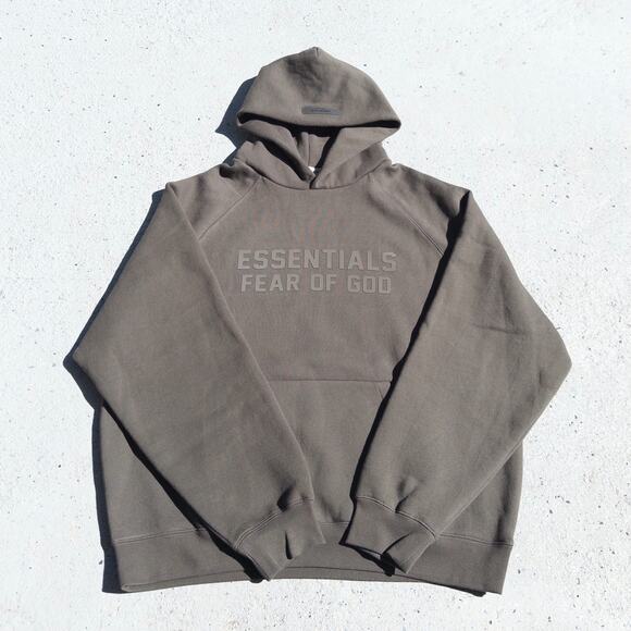Fear of God Essentials Hoodie Off Black - Picture 2 of 5